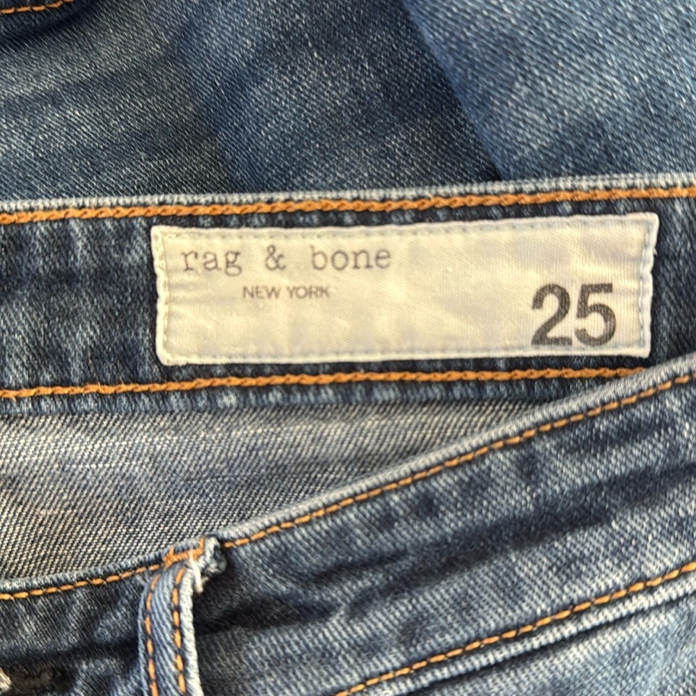 Rag & Bone Dre Low Rise Slim Boyfriend size 25